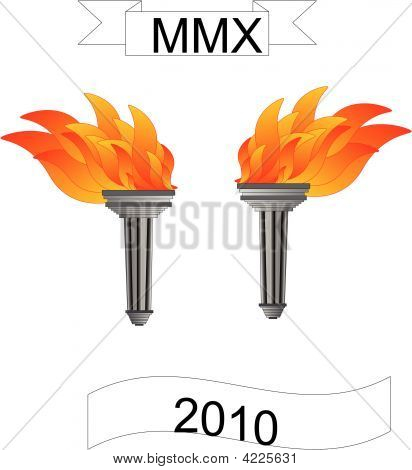 olympic torch clipart